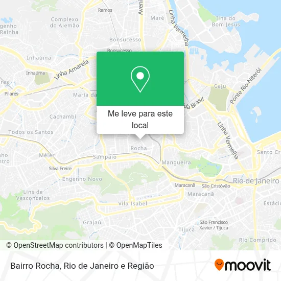 Bairro Rocha mapa
