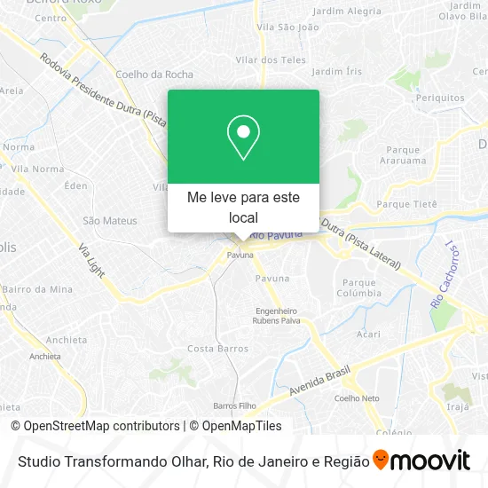 Studio Transformando Olhar mapa