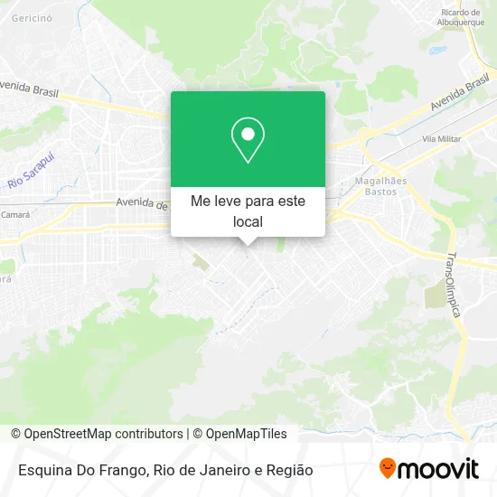 Esquina Do Frango mapa