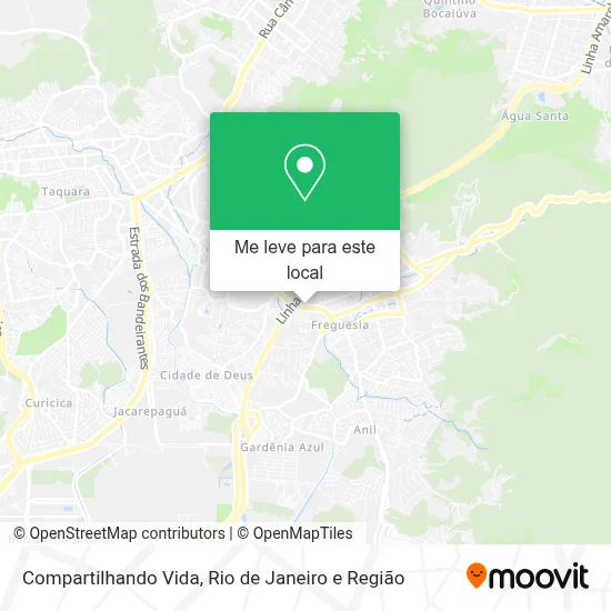 Compartilhando Vida mapa