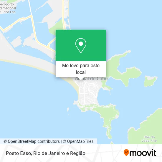 Posto Esso mapa