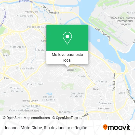 Insanos Moto Clube mapa