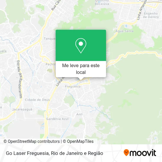 Go Laser Freguesia mapa