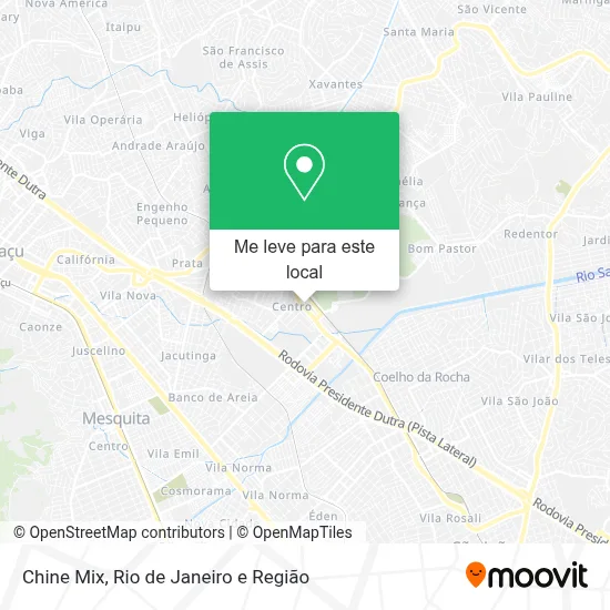 Chine Mix mapa