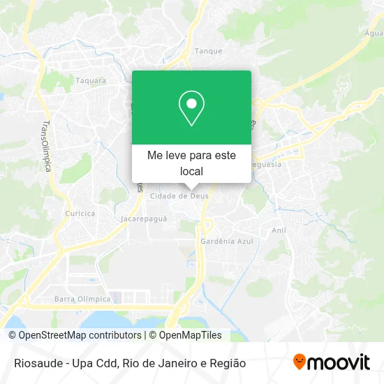 Riosaude - Upa Cdd mapa