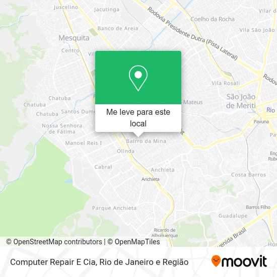 Computer Repair E Cia mapa