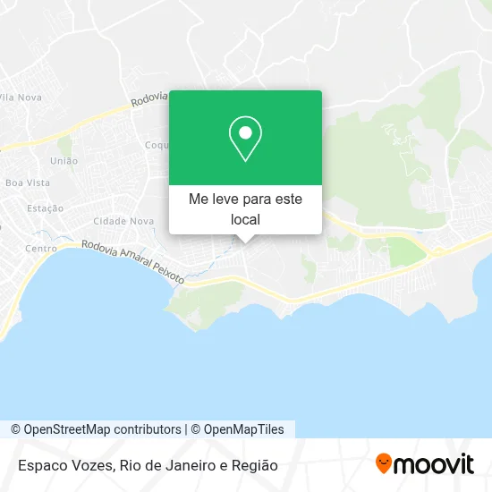 Espaco Vozes mapa