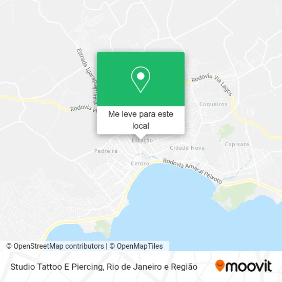 Studio Tattoo E Piercing mapa