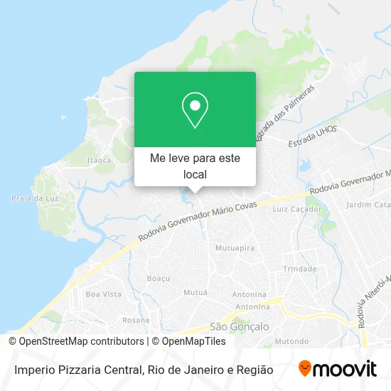 Imperio Pizzaria Central mapa
