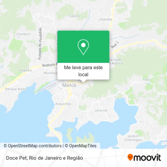 Doce Pet mapa