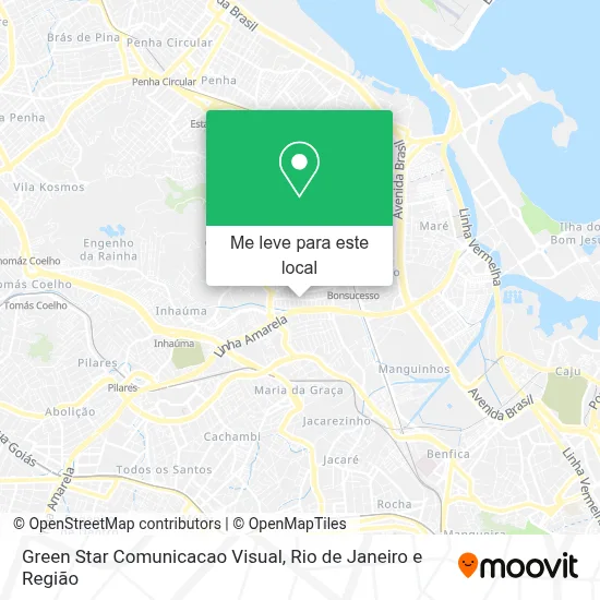 Green Star Comunicacao Visual mapa