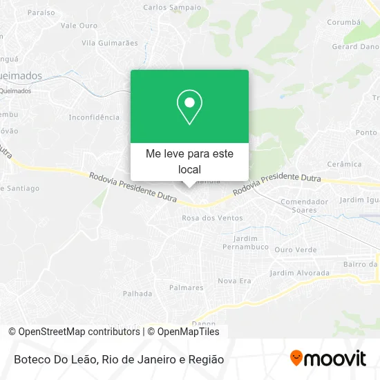 Boteco Do Leão mapa