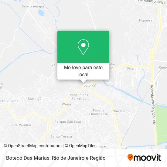 Boteco Das Marias mapa