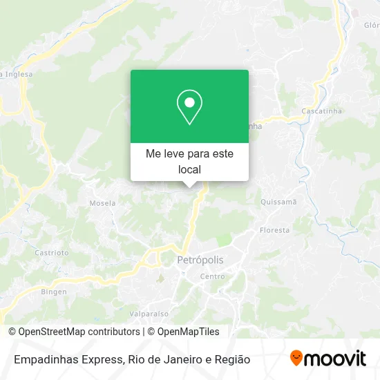 Empadinhas Express mapa