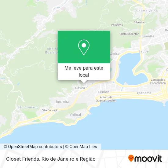 Closet Friends mapa