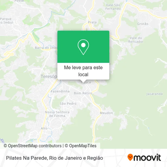 Pilates Na Parede mapa