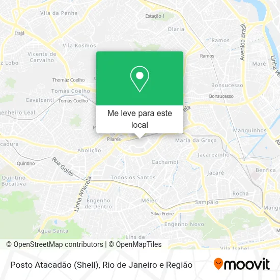 Posto Atacadão (Shell) mapa