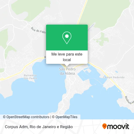 Corpus Adm mapa