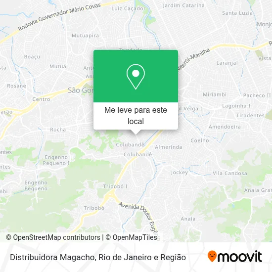 Distribuidora Magacho mapa
