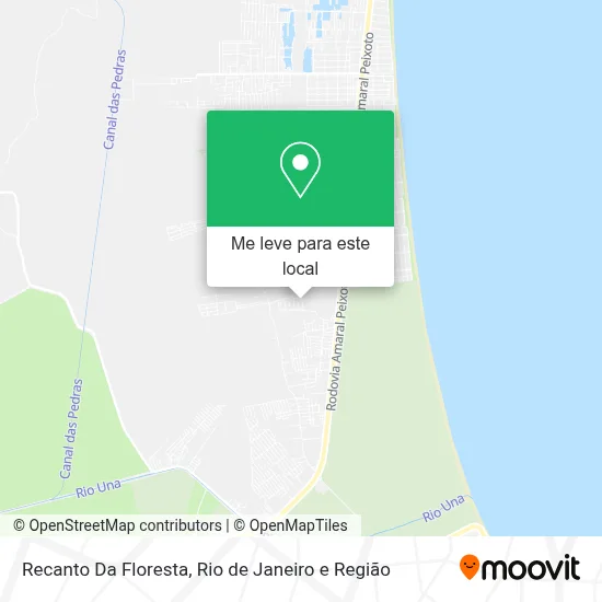 Recanto Da Floresta mapa
