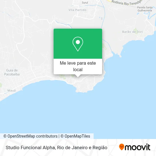 Studio Funcional Alpha mapa
