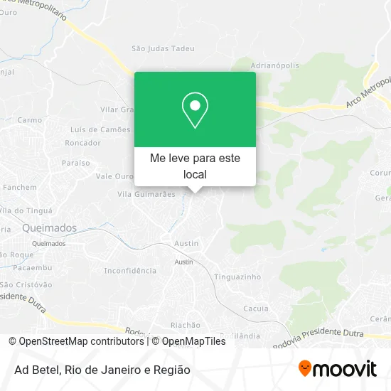 Ad Betel mapa