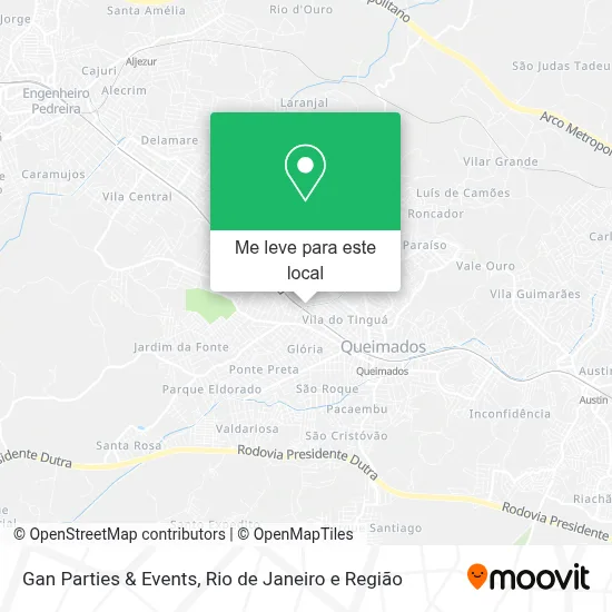 Gan Parties & Events mapa