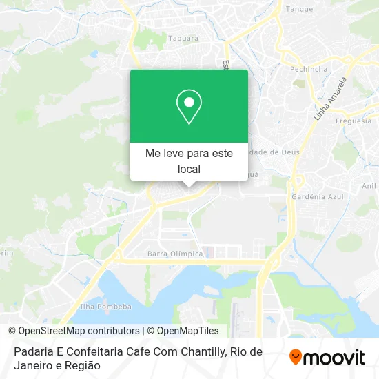 Padaria E Confeitaria Cafe Com Chantilly mapa