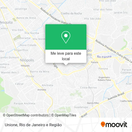 Unione mapa