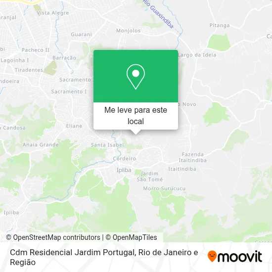 Cdm Residencial Jardim Portugal mapa