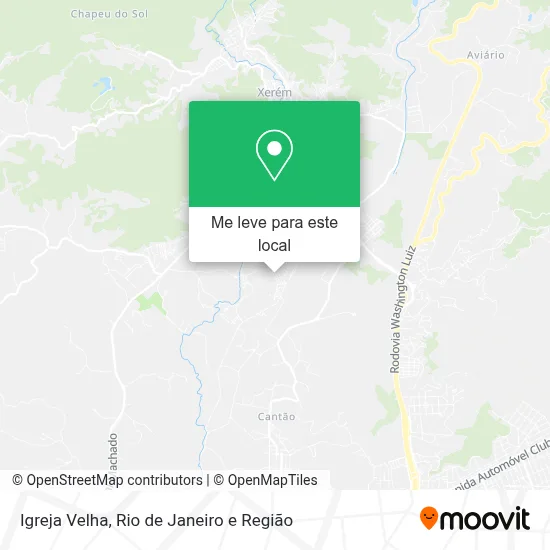 Igreja Velha mapa
