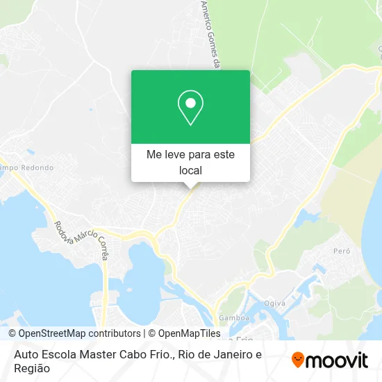 Auto Escola Master Cabo Frio. mapa