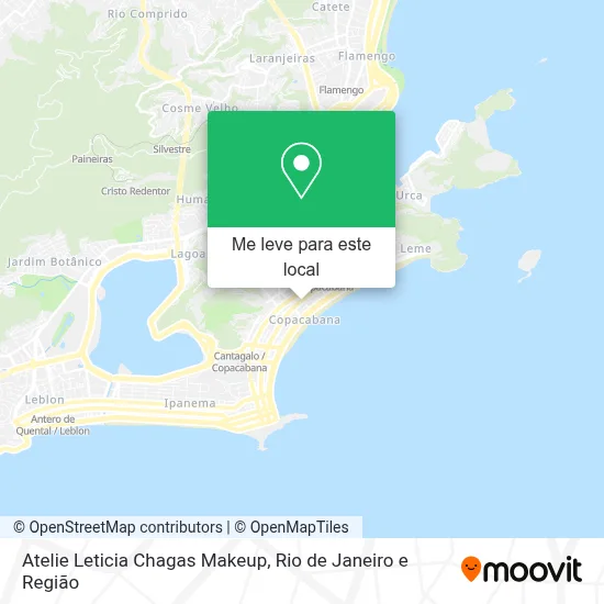 Atelie Leticia Chagas Makeup mapa