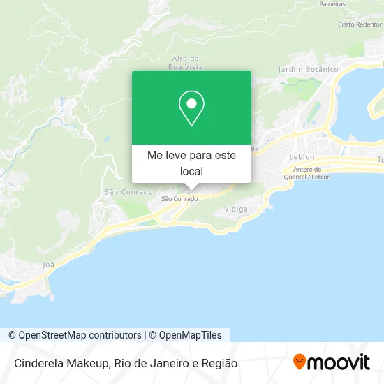 Cinderela Makeup mapa