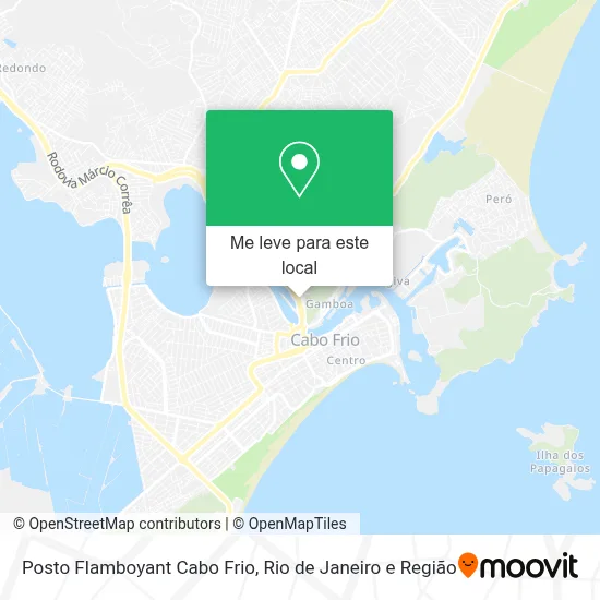 Posto Flamboyant Cabo Frio mapa