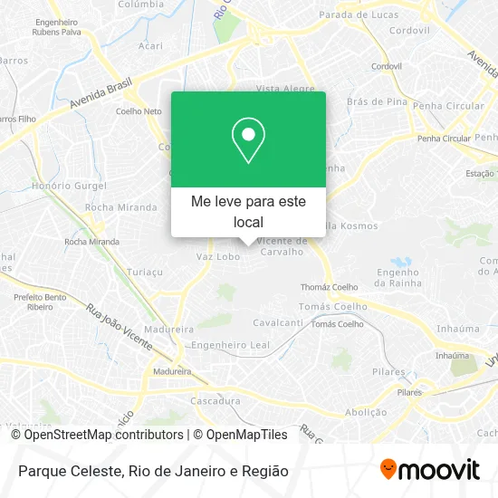 Parque Celeste mapa
