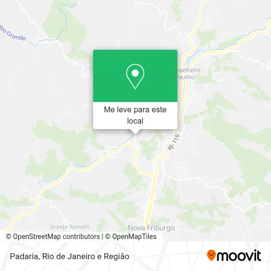 Padaria mapa
