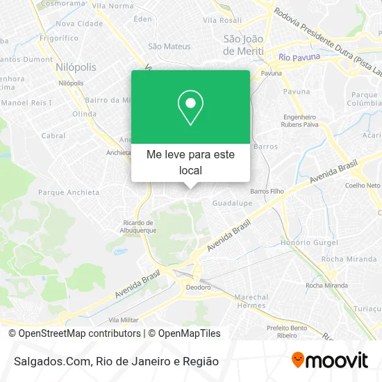 Salgados.Com mapa
