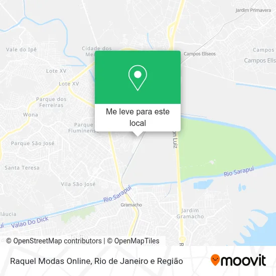 Raquel Modas Online mapa