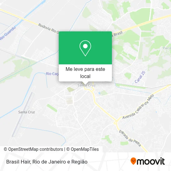 Brasil Hair mapa