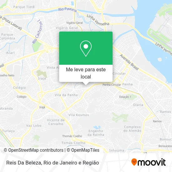 Reis Da Beleza mapa