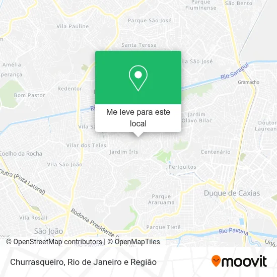 Churrasqueiro mapa