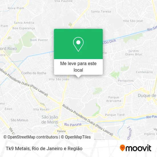 Tk9 Metais mapa