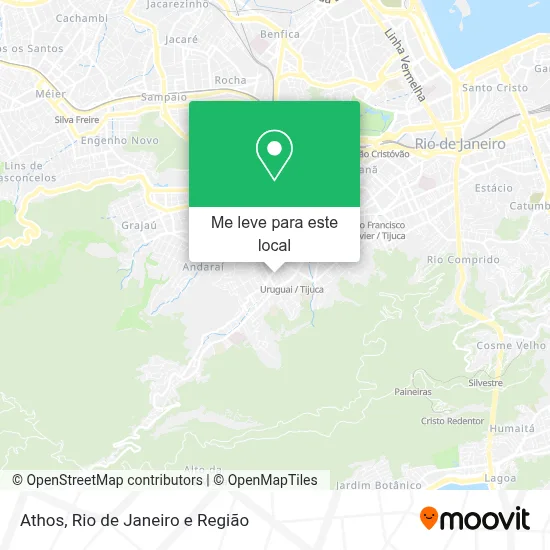 Athos mapa