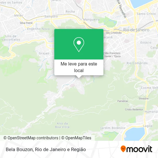 Bela Bouzon mapa