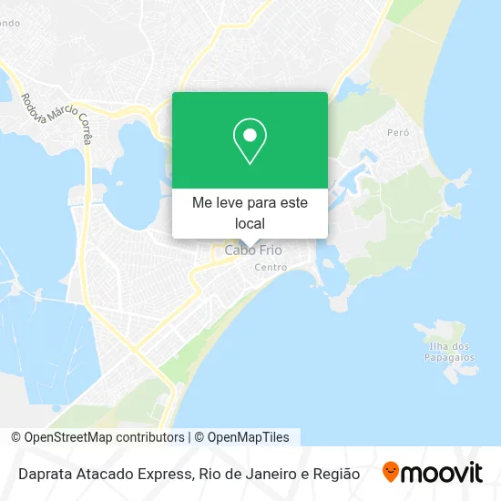Daprata Atacado Express mapa