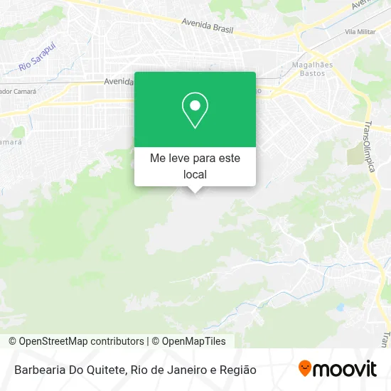 Barbearia Do Quitete mapa