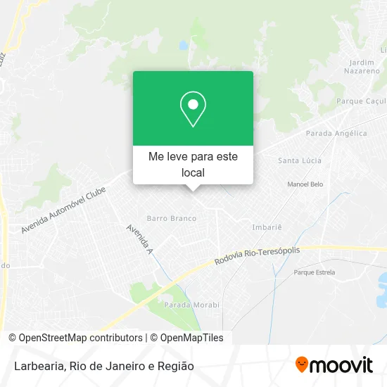 Larbearia mapa