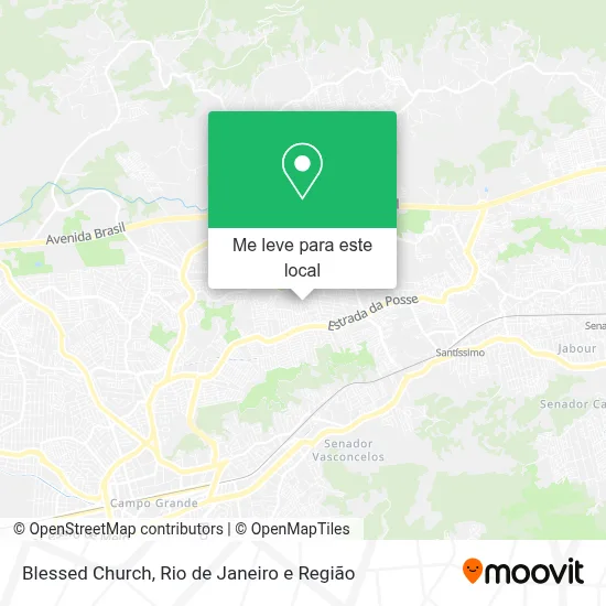 Blessed Church mapa