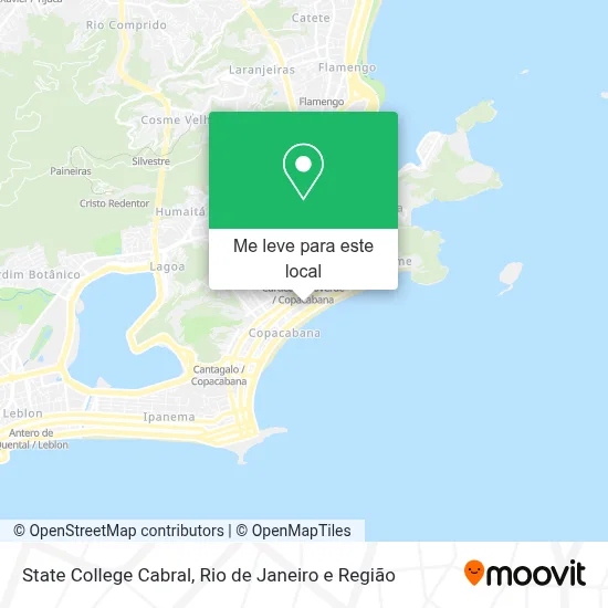State College Cabral mapa